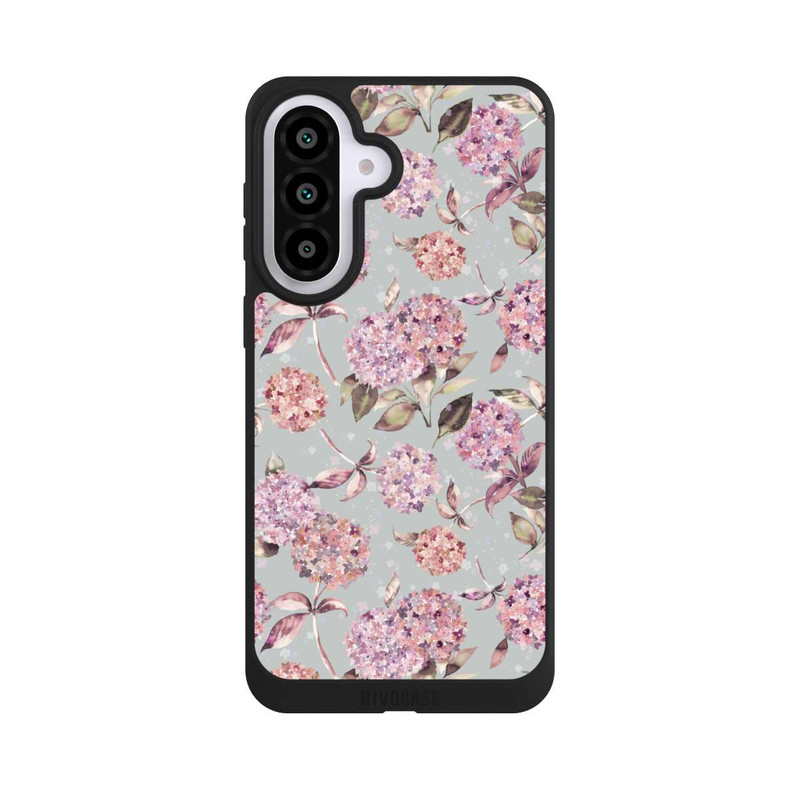 Galaxy A57 5G NIVOpure Pastel Magic Hydrangea Floral Watercolor Pink