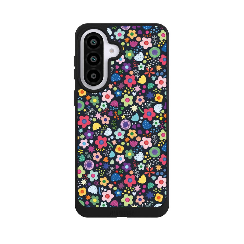 Galaxy A57 5G NIVOpure Psychedelic Flowers Multi Black