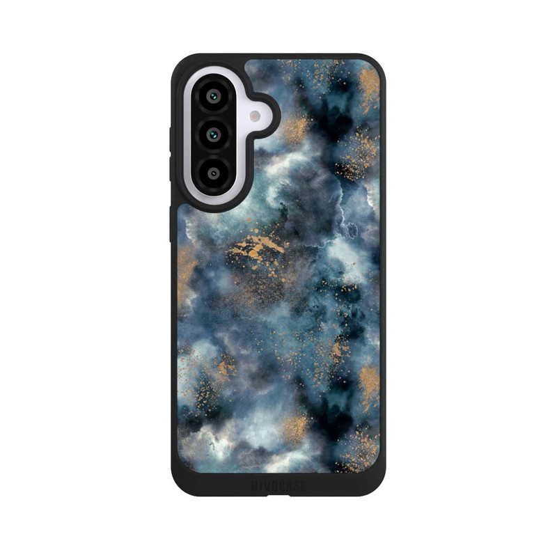 Galaxy A57 5G NIVOpure Smoky Marble Watercolor Navy