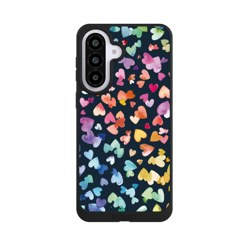 Galaxy A57 5G NIVOpure Coeurs de la Saint-Valentin noirs