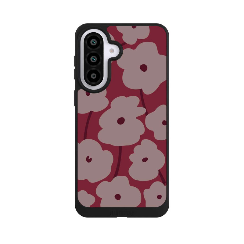 Galaxy A57 5G NIVOpure Minimalistic Flowers Bordeaux
