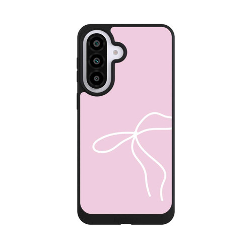 Samsung Galaxy A57 5G NIVOpure Trendy Schleife Weiß Rosa