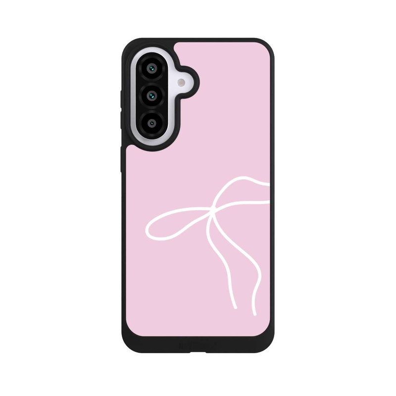 Galaxy A57 5G NIVOpure Trendy Schleife Weiß Rosa
