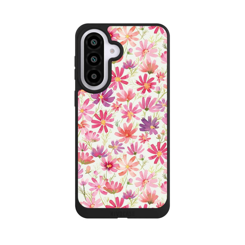 Galaxy A57 5G NIVOpure Boho Cosmos Flowers Purple