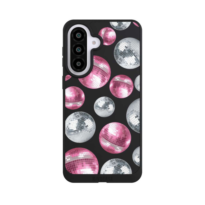 Galaxy A57 5G NIVOpure Discokugel Show Pink Transparent