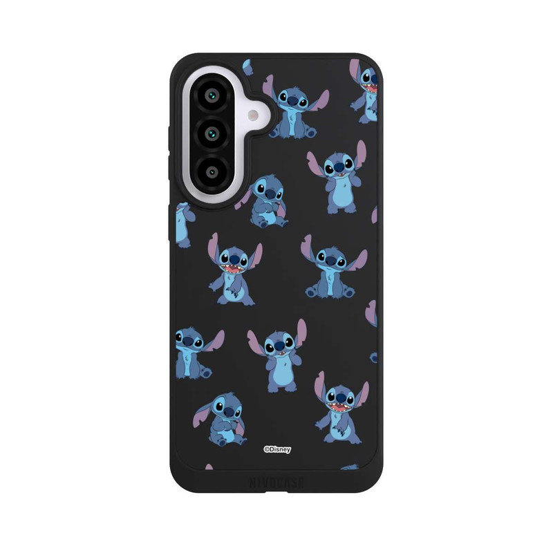 Galaxy A57 5G NIVOpure Stitch Faces Pattern Transparent