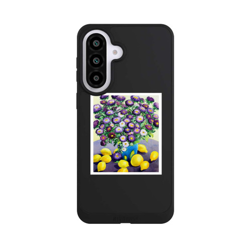 Samsung Galaxy A57 5G NIVOpure Purple Asters and Lemons by Christopher Ryland