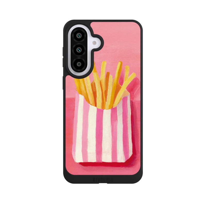 Galaxy A57 5G NIVOpure Retro Fries Pink Watercolor