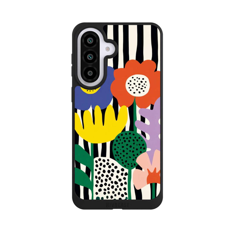 Galaxy A57 5G NIVOpure Flowers Striped Background