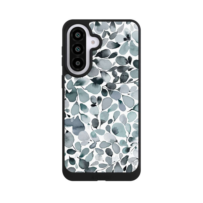 Galaxy A57 5G NIVOpure Eucalyptus Watercolor Leaves Grey