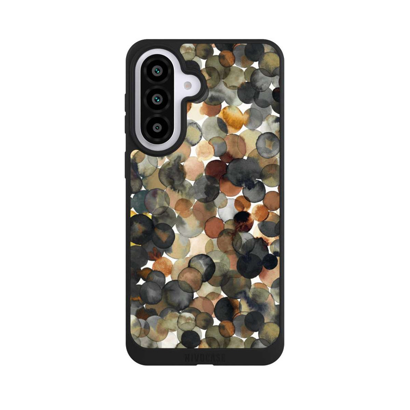 Galaxy A57 5G NIVOpure Watercolor Dots Brown Pattern