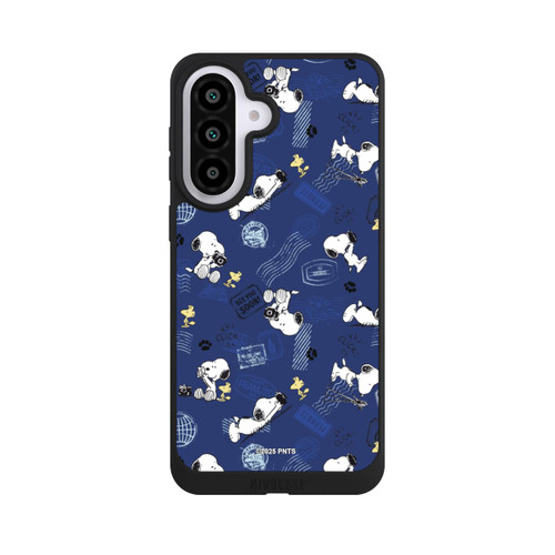 Samsung Galaxy A57 5G NIVOpure Peanuts Travel Stamps Pattern Blue