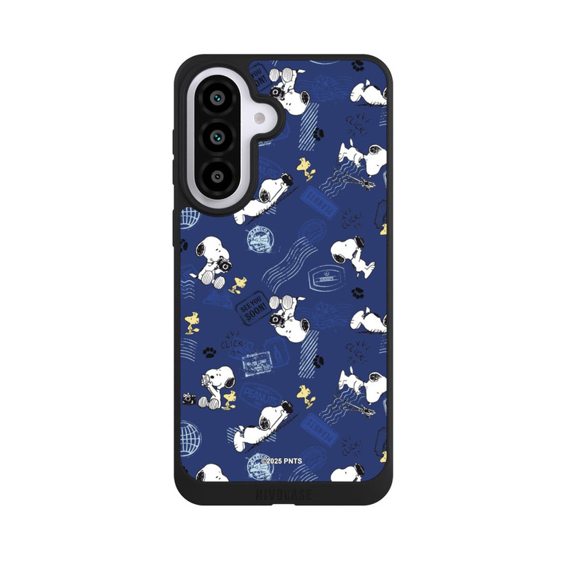 Galaxy A57 5G NIVOpure Peanuts Travel Stamps Pattern Blue