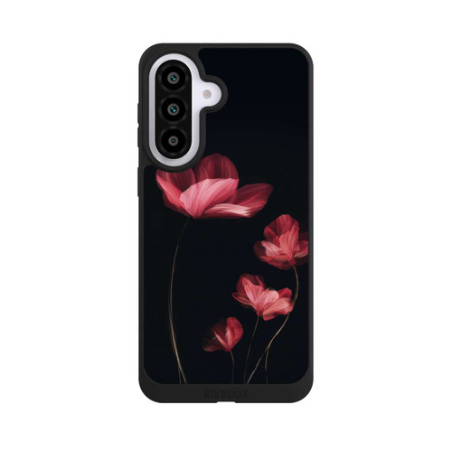 Samsung Galaxy A57 5G NIVOpure Burgunder Blüten schwarz