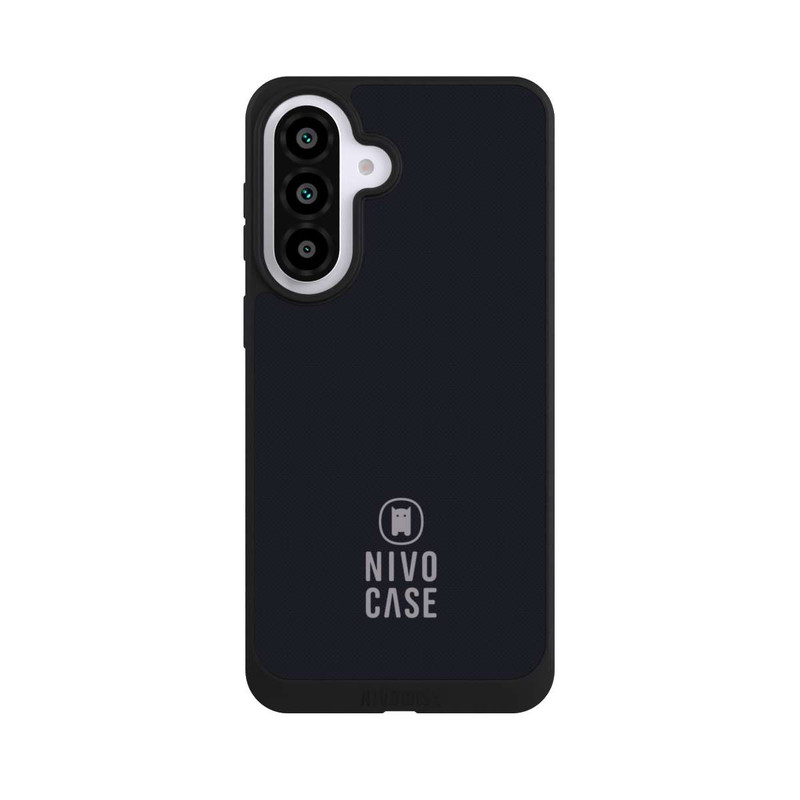 Galaxy A57 5G NIVOpure Nivocase Logo Schwarz Grau