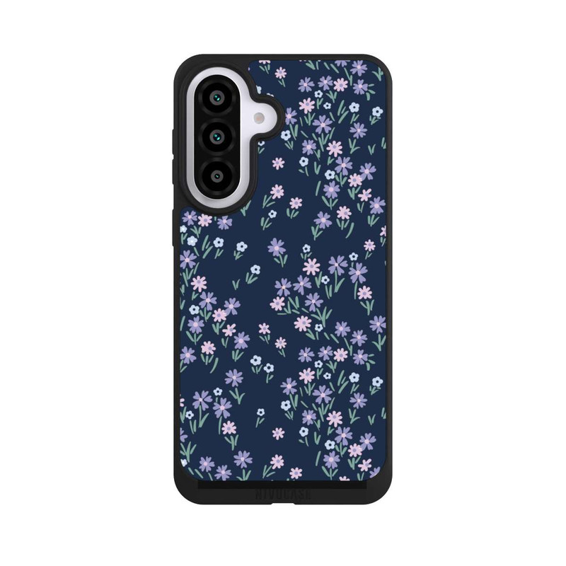 Galaxy A57 5G NIVOpure Dark Blue Floral Theme