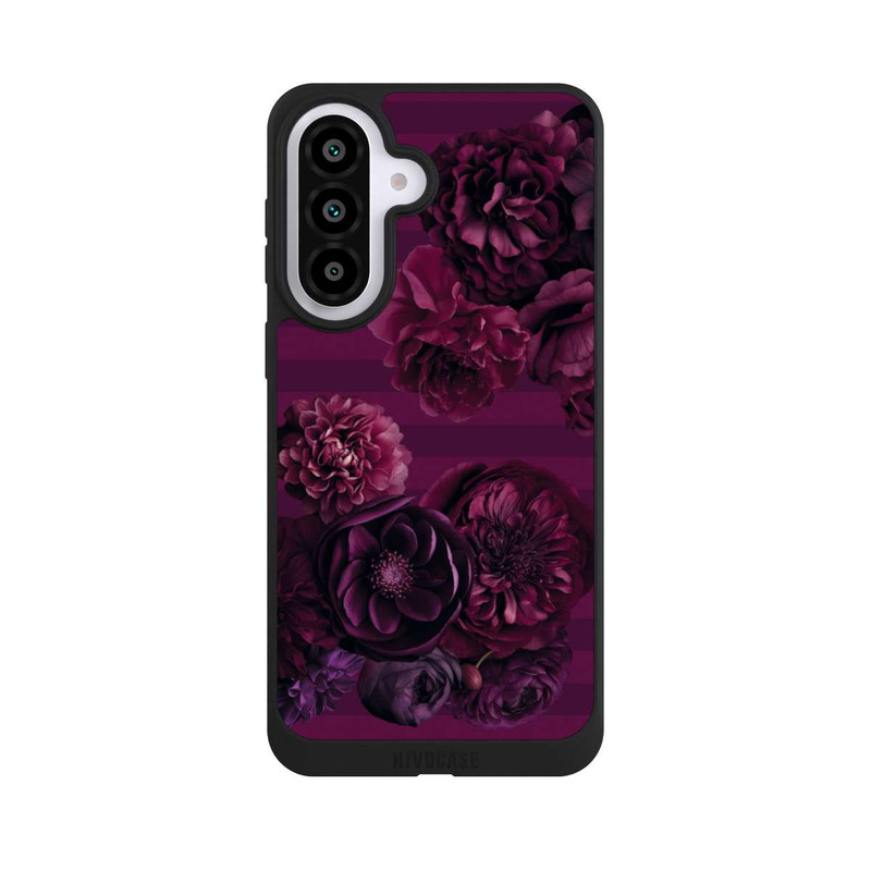 Galaxy A57 5G NIVOpure Majestic Baroque Blossom Dream Burgundy Pink mit KI