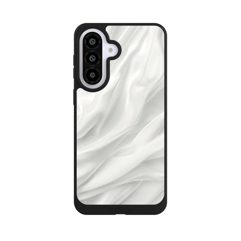 Galaxy A57 5G NIVOpure White Satin Smooth Texture With AI