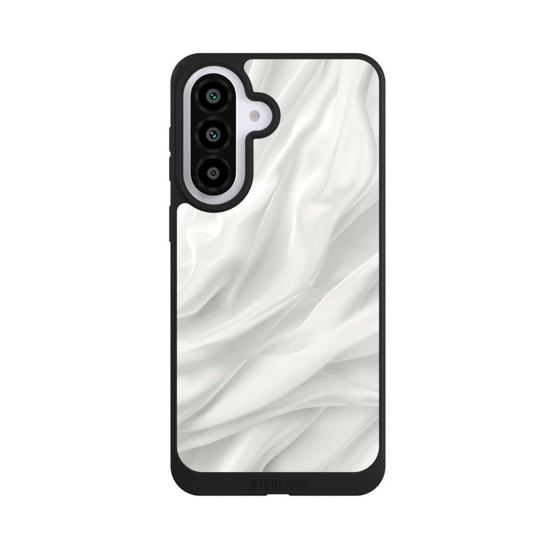Galaxy A57 5G NIVOpure Weiße Seidenmatte Textur mit KI