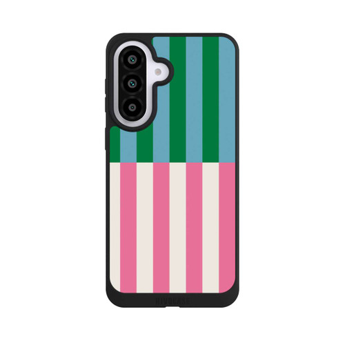 Samsung Galaxy A57 5G NIVOpure Motif Rayé Vert Rose