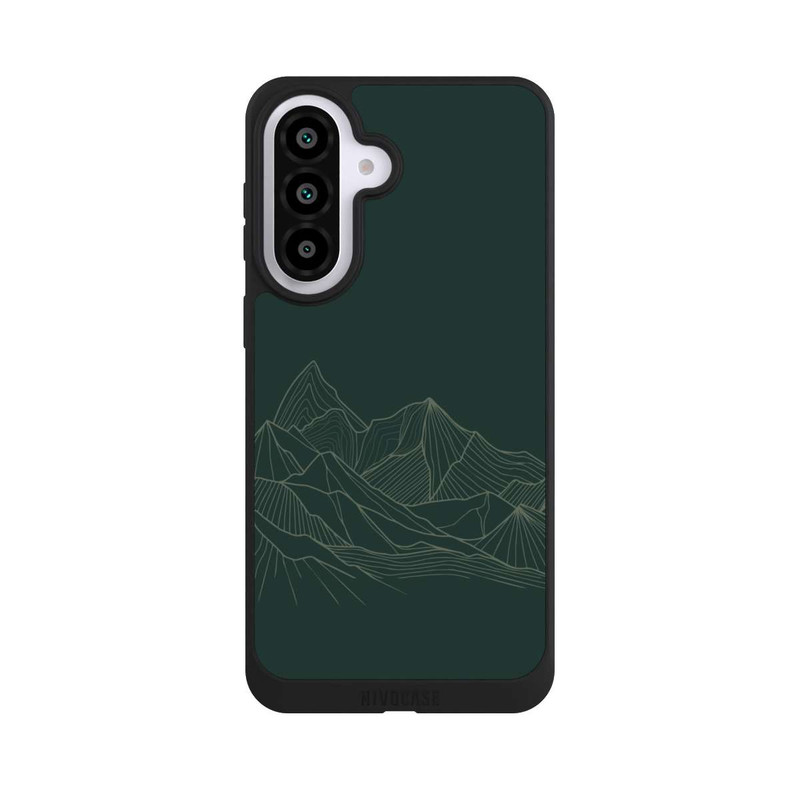 Galaxy A57 5G NIVOpure Berg Line Art Grün