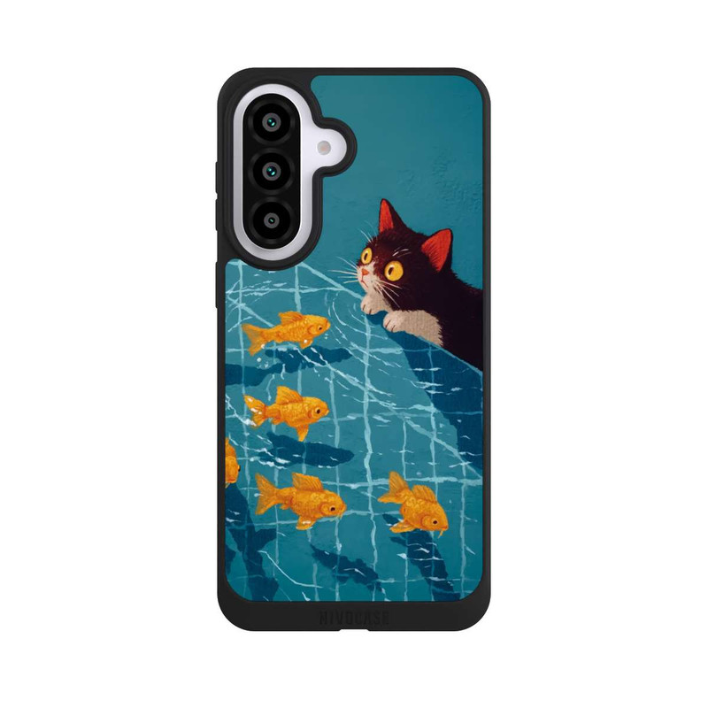 Galaxy A57 5G NIVOpure Die Katze im Pool mit KI