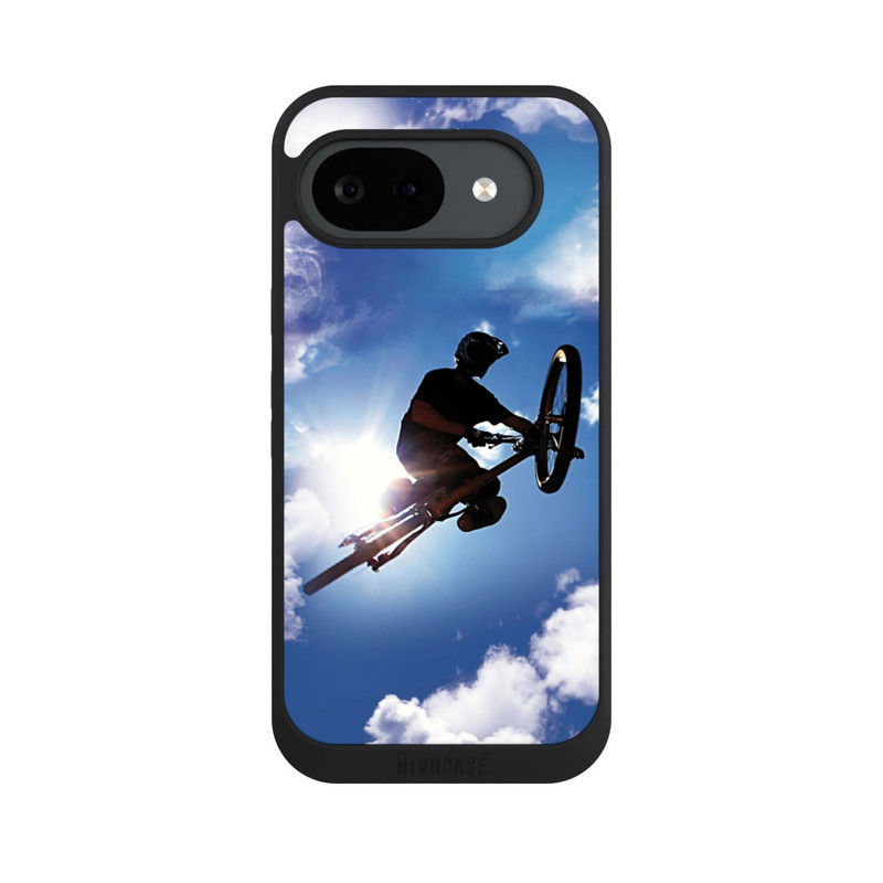 Pixel 10 a NIVOpure Flying so High with my Bike in the Sky