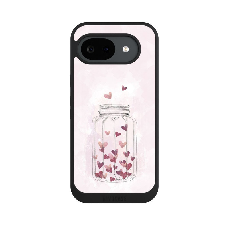 Pixel 10 a NIVOpure Herzen im Glas