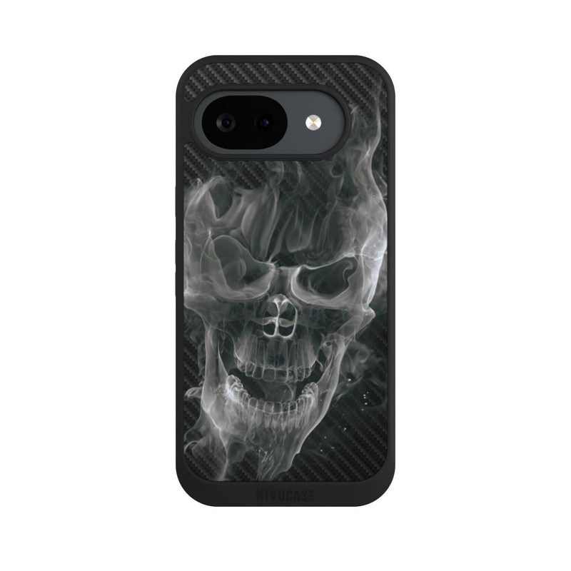 Pixel 10a NIVOpure rauchender Totenkopf Carbon