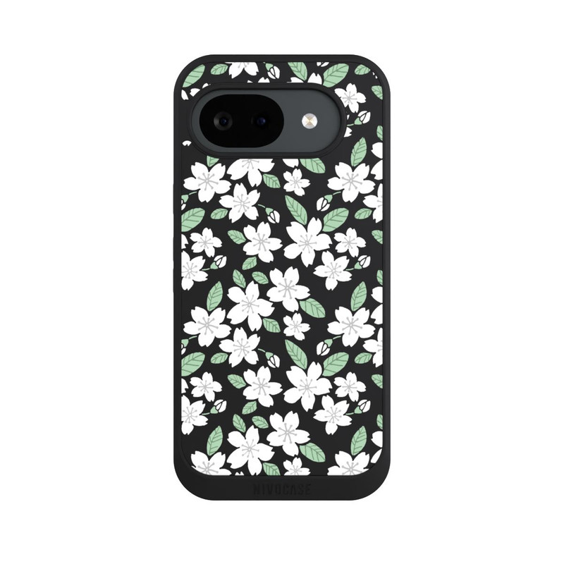 Pixel 10 a NIVOpure Weisse Blüten ohne Hintergrund