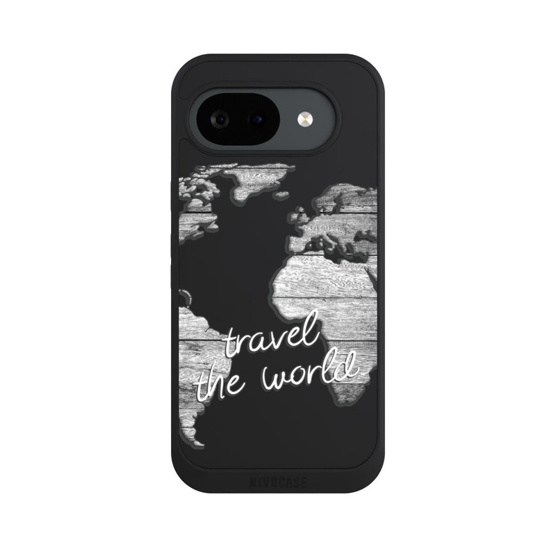 Pixel 10 a NIVOpure Weltkarte Holz ohne Hintergrund