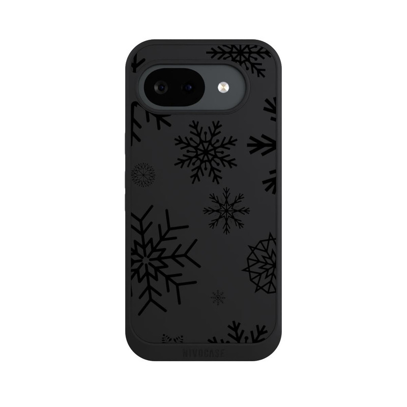 Pixel 10 a NIVOpure Blue Snowflakes ohne Hintergrund