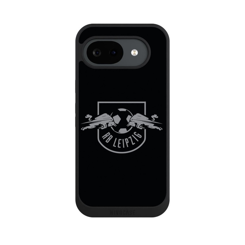 Pixel 10 a NIVOpure Graues RB Leipzig Logo auf Schwarz