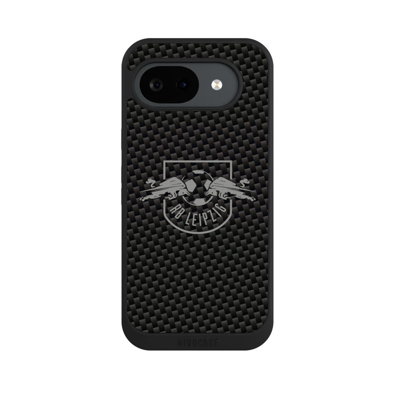 Pixel 10 a NIVOpure Graues RB Leipzig Logo auf Carbonoptik