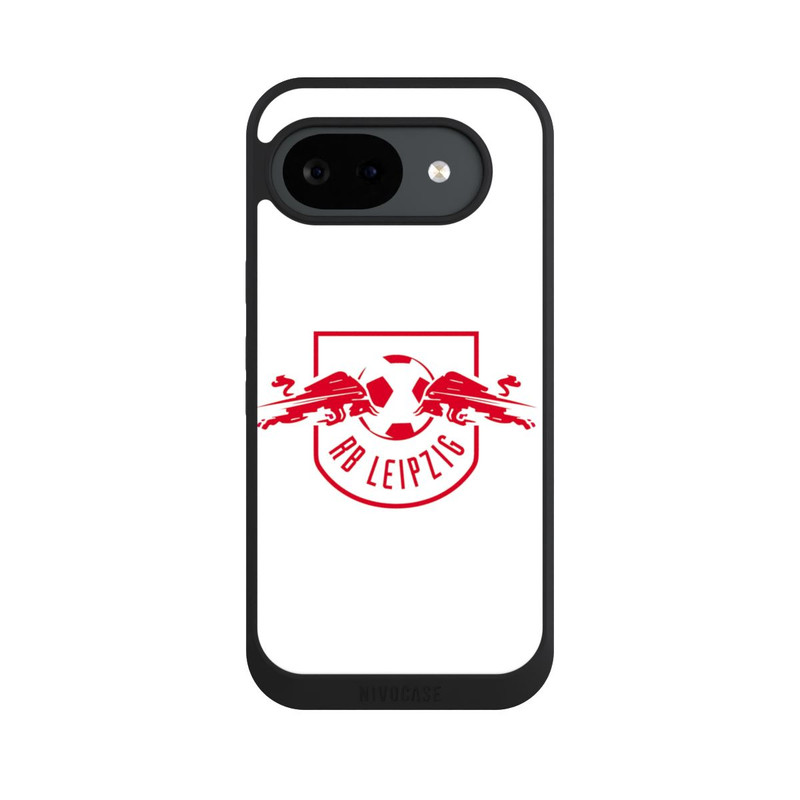 Pixel 10 a NIVOpure Rotes RB Leipzig Logo auf Weiß