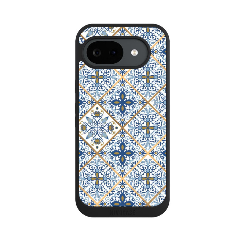 Pixel 10 a NIVOpure Mosaic Blue-Gold Look