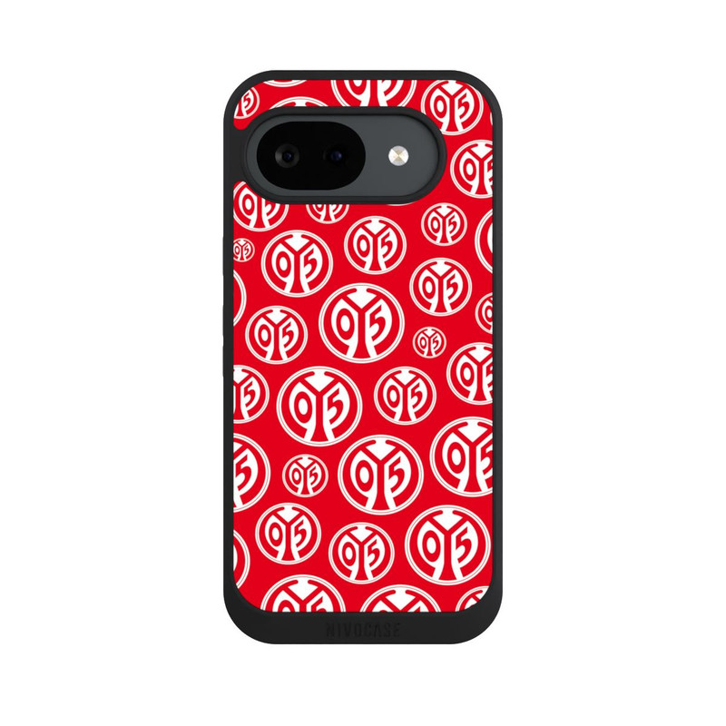 Pixel 10 a NIVOpure MZ 05 Logos auf Rot