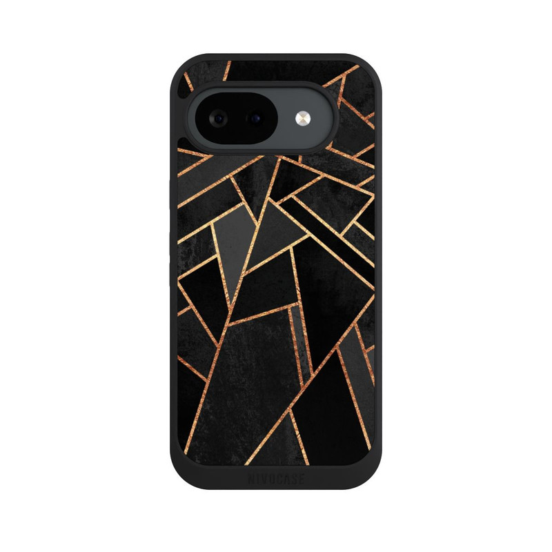 Pixel 10 a NIVOpure Schwarze Nacht Gold Druck