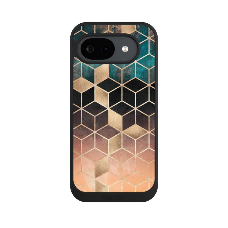 Pixel 10 a NIVOpure Ombre Traum Würfel Gold Druck