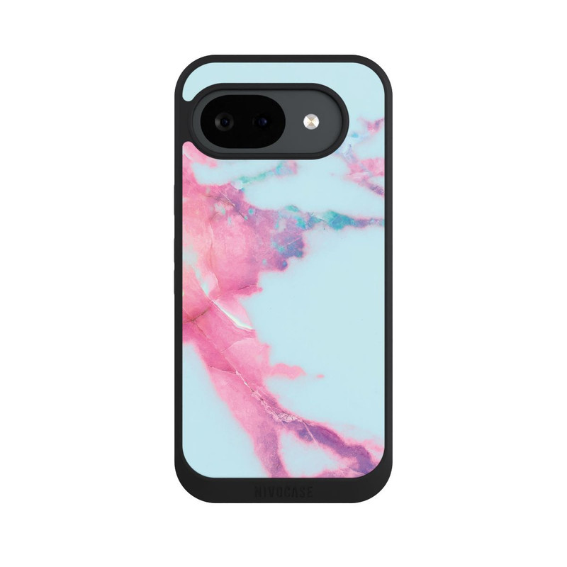 Pixel 10 a NIVOpure Marbre veiné irisé bleu clair