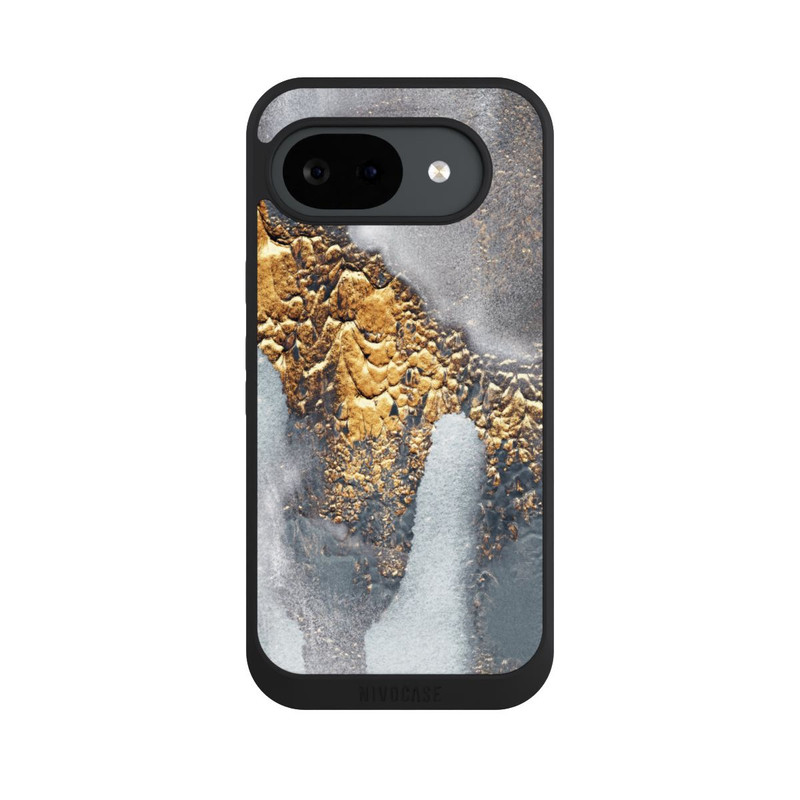Pixel 10 a NIVOpure Beton-Gold-Glitzerlook