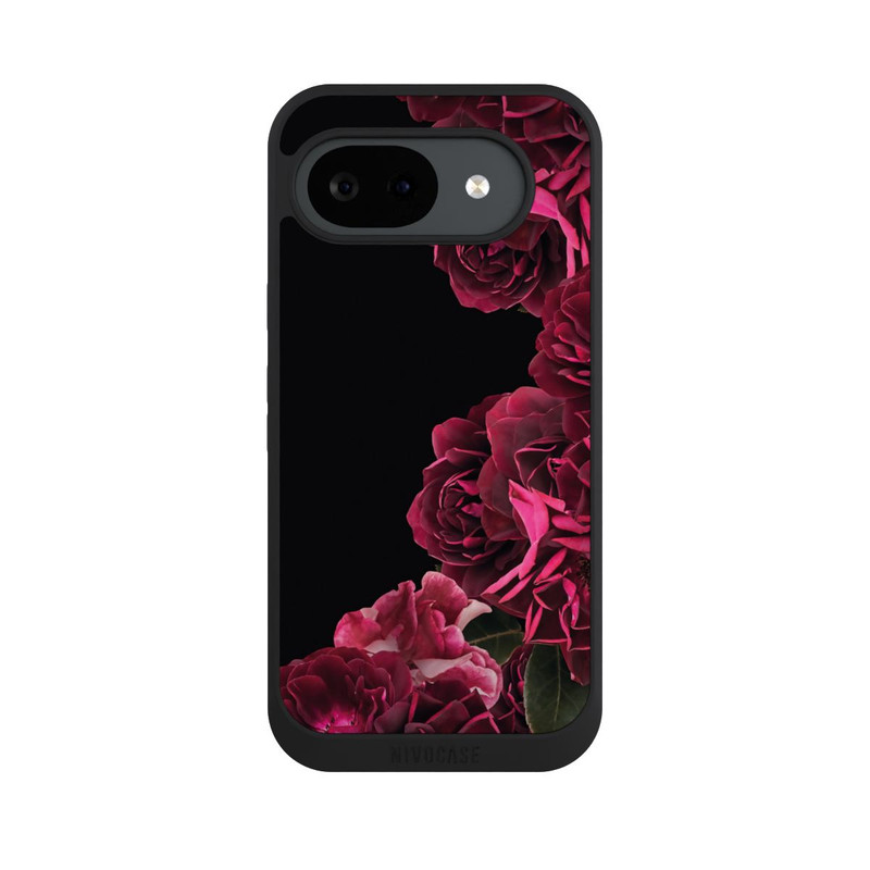 Pixel 10 a NIVOpure Vintage Roses on Black