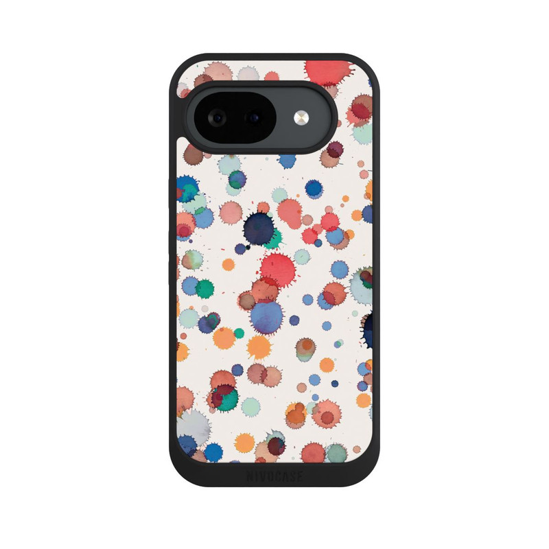 Pixel 10 a NIVOpure Tropfen Aquarell Textur Blau Gelb