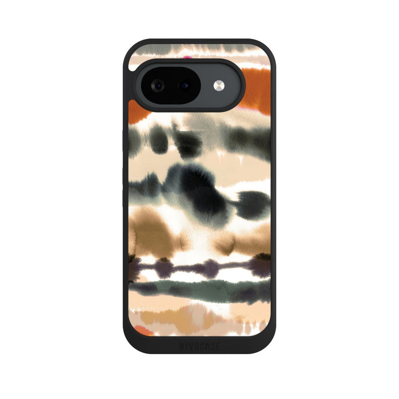 Pixel 10 a NIVOpure Weiche nautische Aquarelllinien Orange