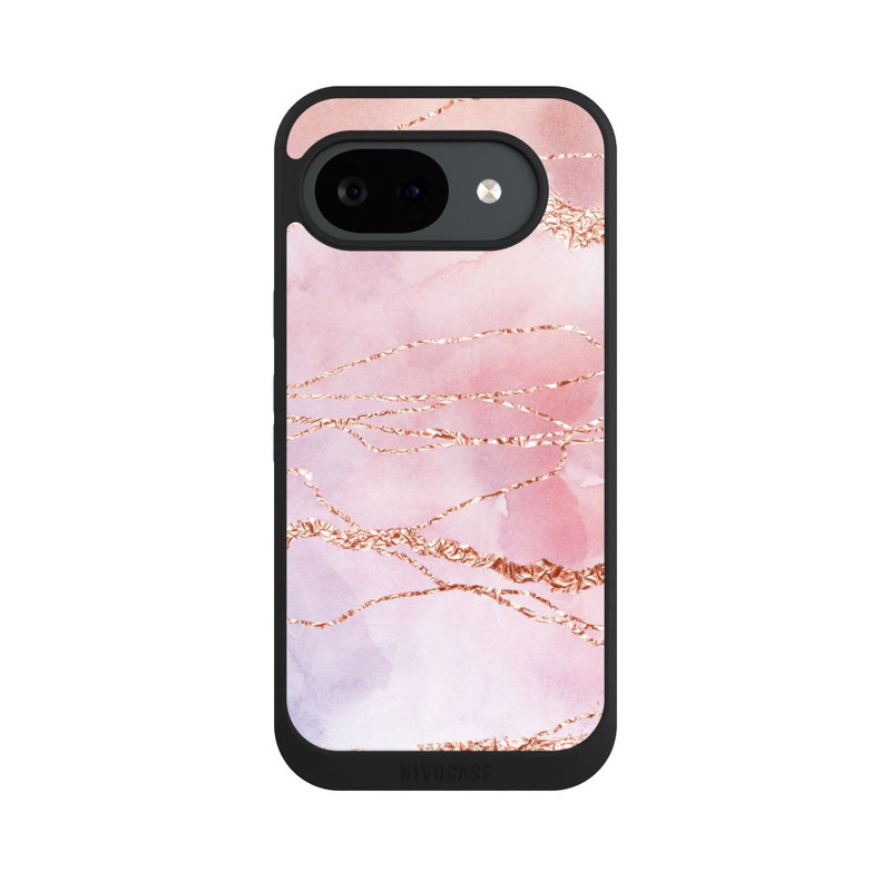 Pixel 10 a NIVOpure Marmor Girly Rose Look Pailleté