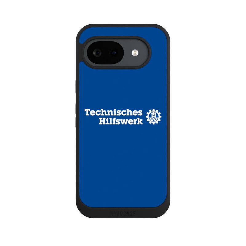 Pixel 10 a NIVOpure Technisches Hilfswerk Logo Blau