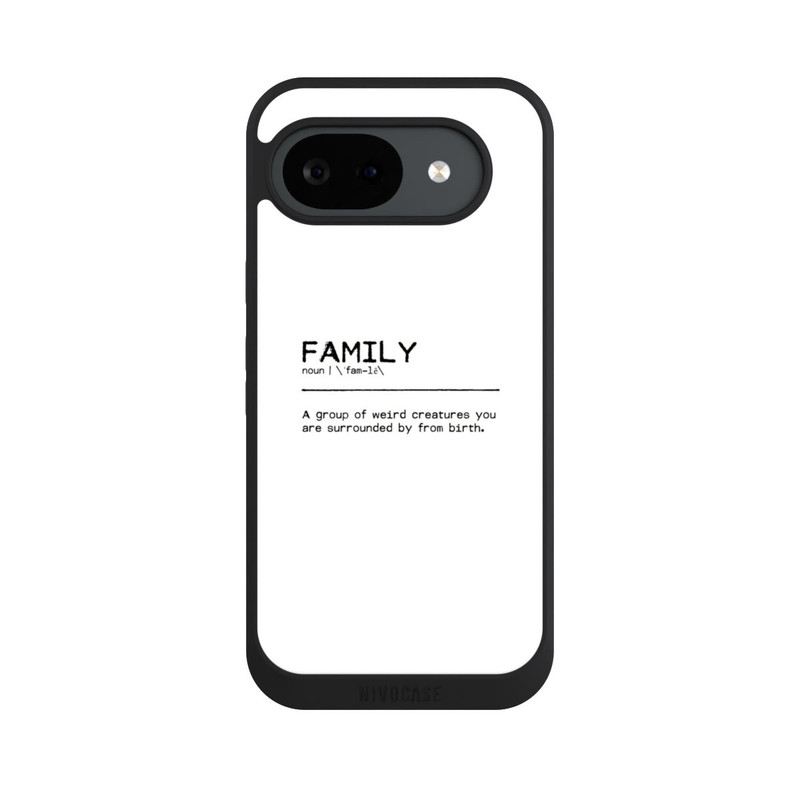 Pixel 10 a NIVOpure Zitat Familie Seltsam (englisch)