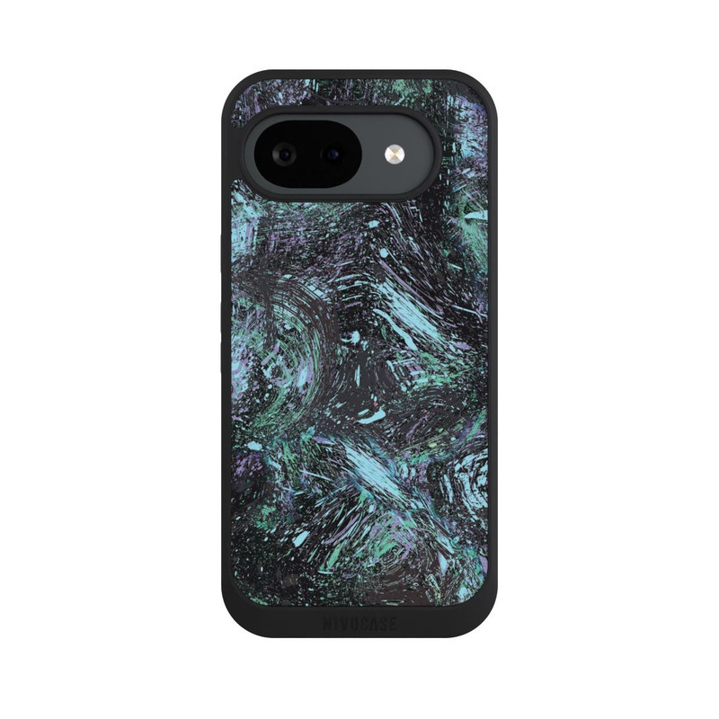 Pixel 10 a NIVOpure Abstrakt tropfender Staub lila