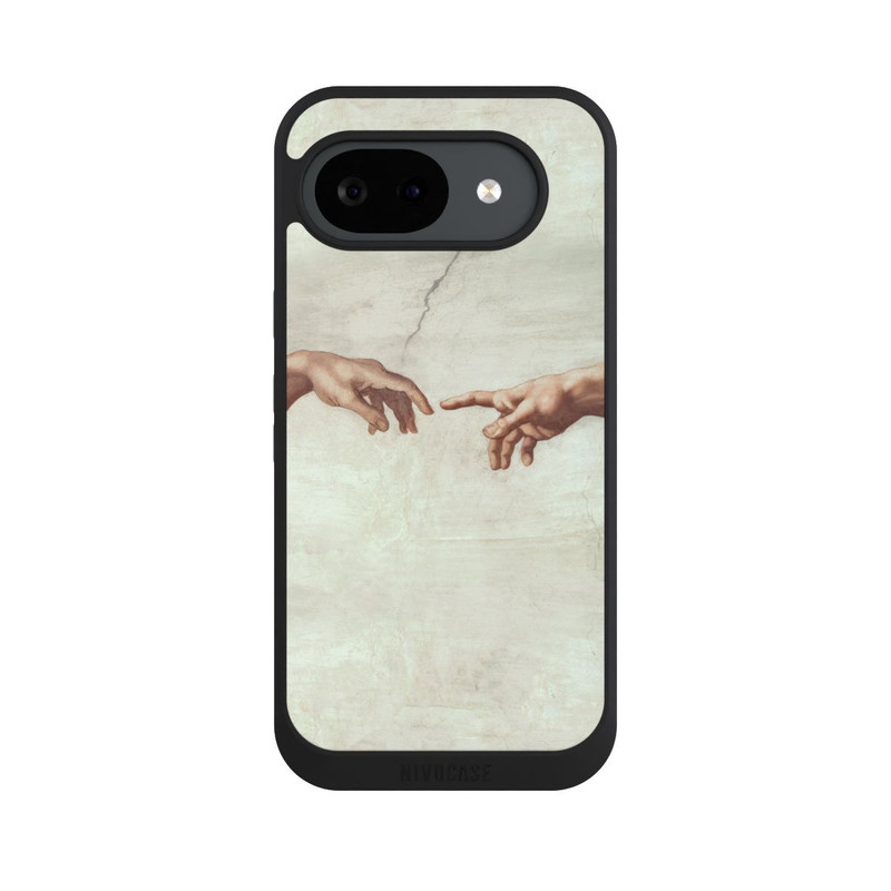 Pixel 10 a NIVOpure Die Hände von Gott und Adam von Michelangelo Buonarroti