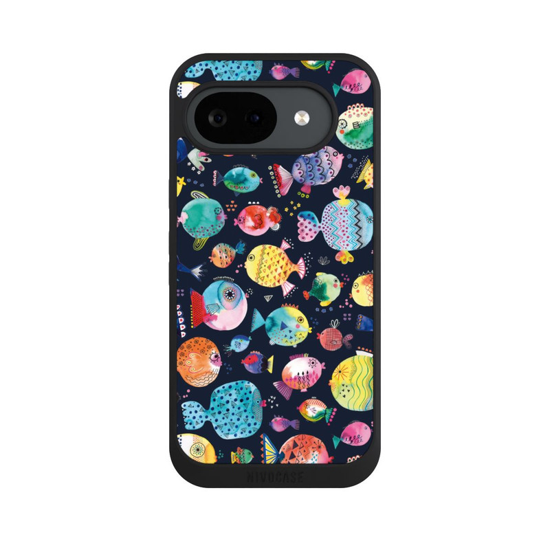 Pixel 10a NIVOpure Strandkugelfische Kinder Marineblau